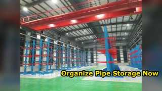 Cantilever Wire Storage Racks Heavy Duty Pipe Storage Racks